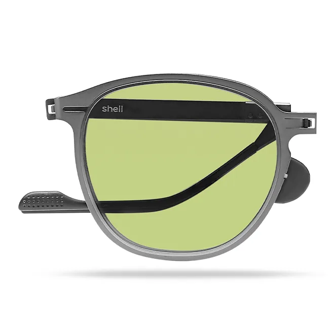 BUBBLE Metal Square Sunglasses Unisex-1