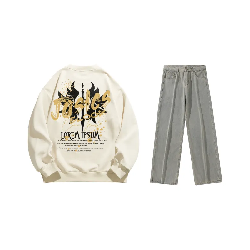 Jaslcs Sweatshirt Sets Unisex-4