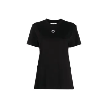 Marine Serre T Shirts Women's Black