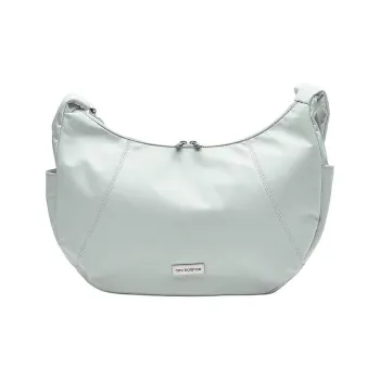 New Balance Polyester Crossbody Bag, Shoulder Bag Medium Size Women's Light Gray