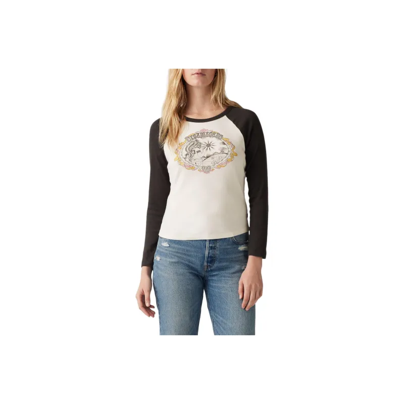 Levis T Shirts Women's Black-0