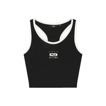FILA Tank Tops Women's Jet Black
