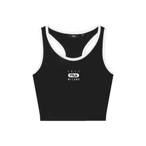 FILA Tank Tops Women's Jet Black