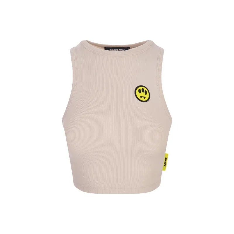 Barrow Rubberised logo Tank Top-0