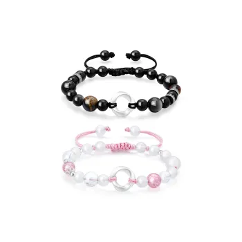 Lao Feng Xiang Natural Chalcedony Bracelets Unisex