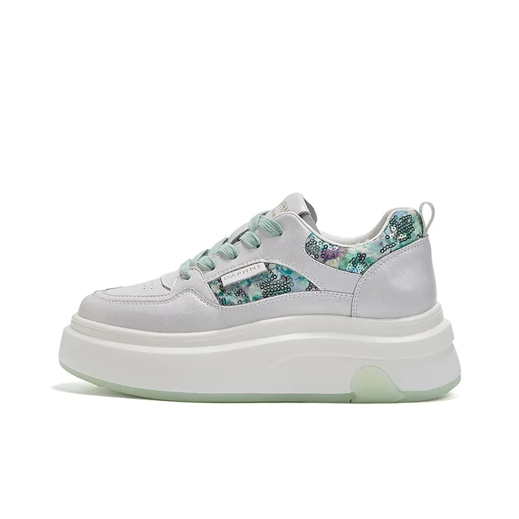 DAPHNE Anti Slip Wear Resistant Low Top Skateboard Shoes Women's-5
