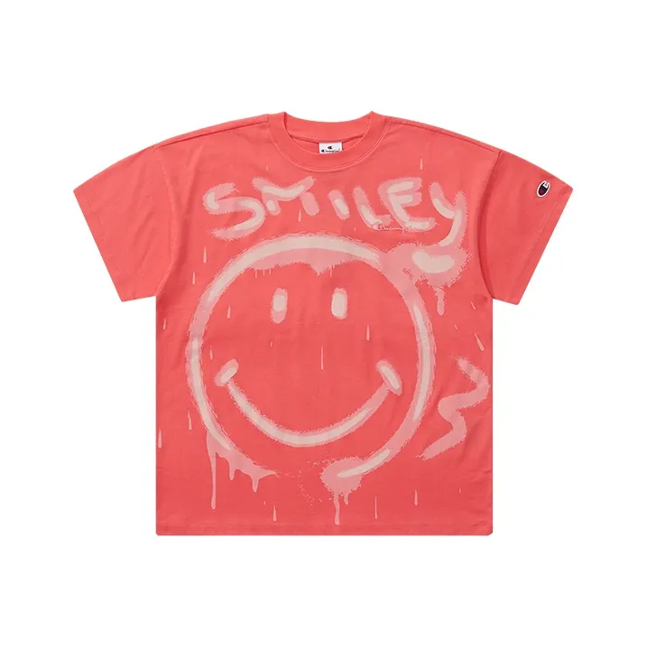 Smiley X Champion Smiley T Shirts Women's-0
