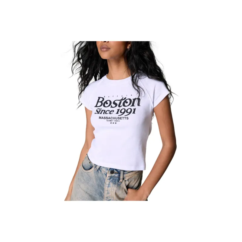 NASTY GAL T-Shirt Women's White-0