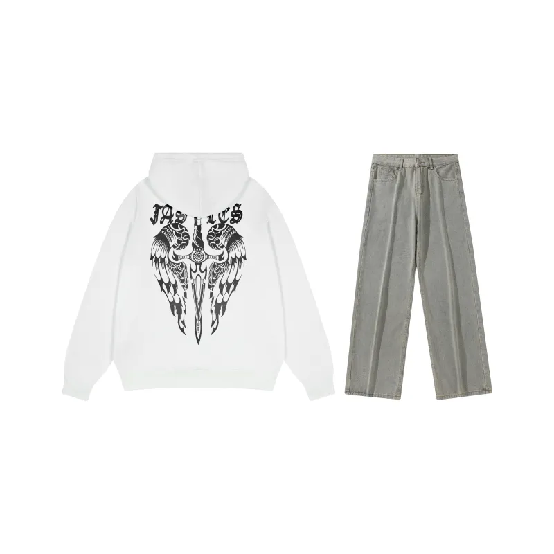 Jaslcs Sweatshirt Sets Unisex-3