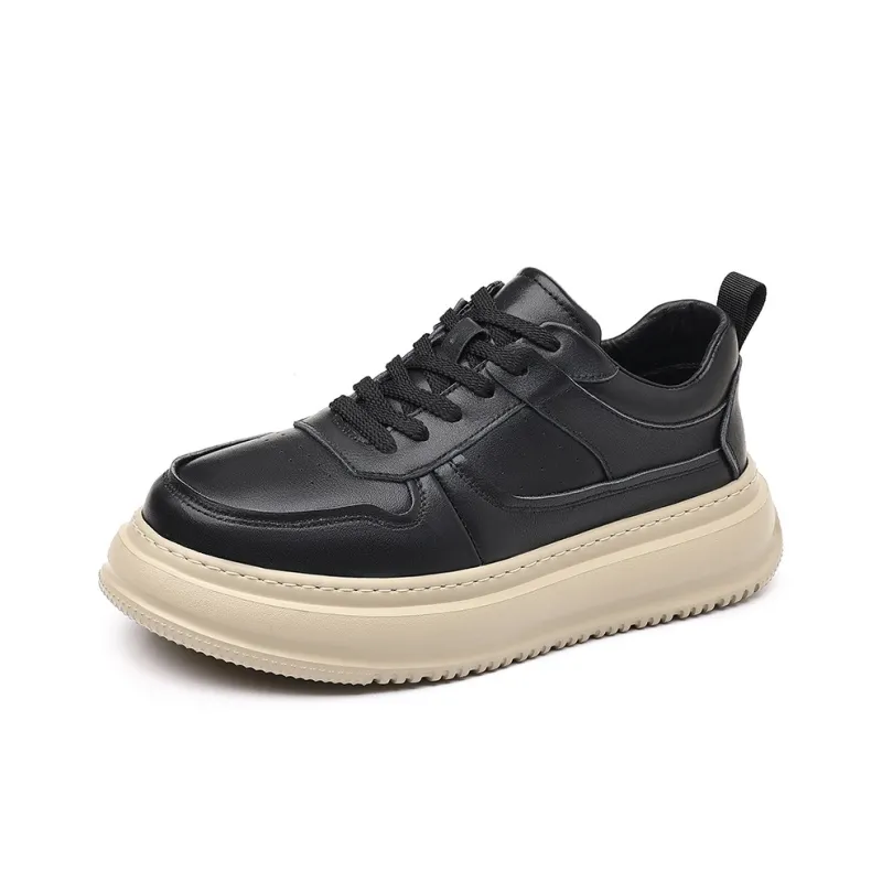 KACHILANG Slip Resistant Height Increasing Low Top Skateboard Shoes Men's-12