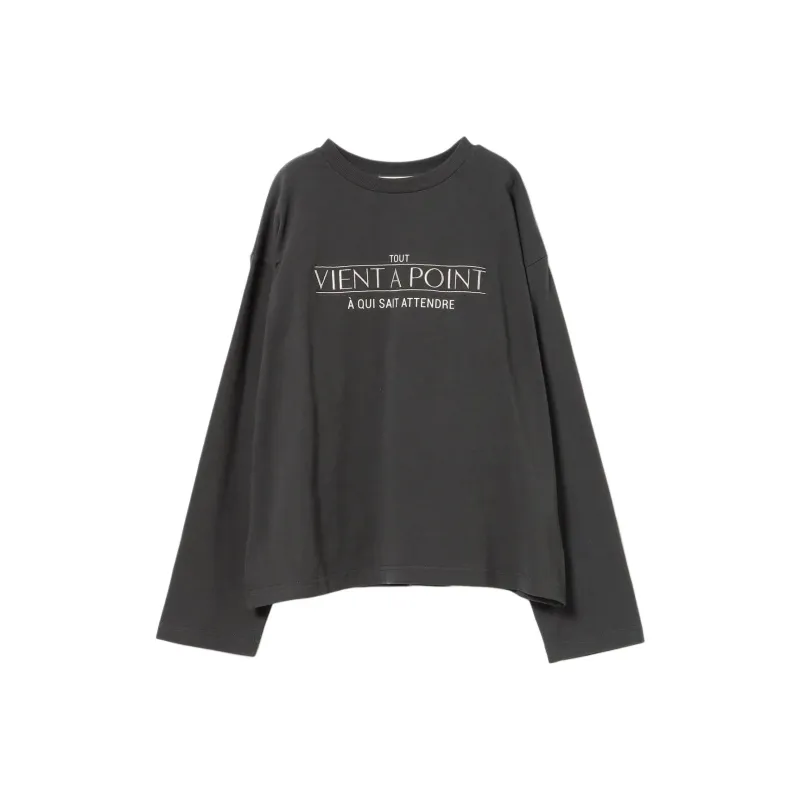 Beams T Shirts Women's Charcoal-0