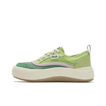 FILA JELLYFISH Shoes Wear resistant And Lightweight Low Top Canvas Shoes Women's Green