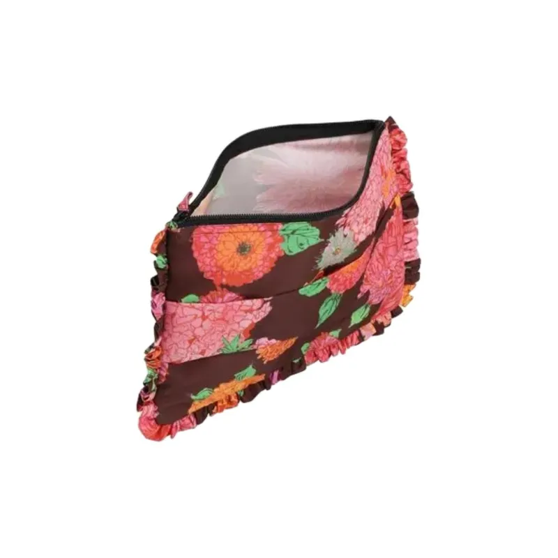 La DOUBLEJ. Polyester Clutch Regular Women's Brown & Multicolor-3