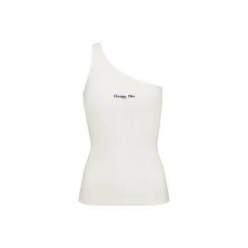 DIOR SS25 Spring Summer Ready to Wear Collection Tank Top Women's White