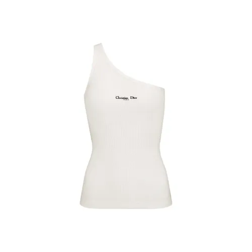 DIOR SS25 Spring Summer Ready to Wear Collection Tank Top Women's White