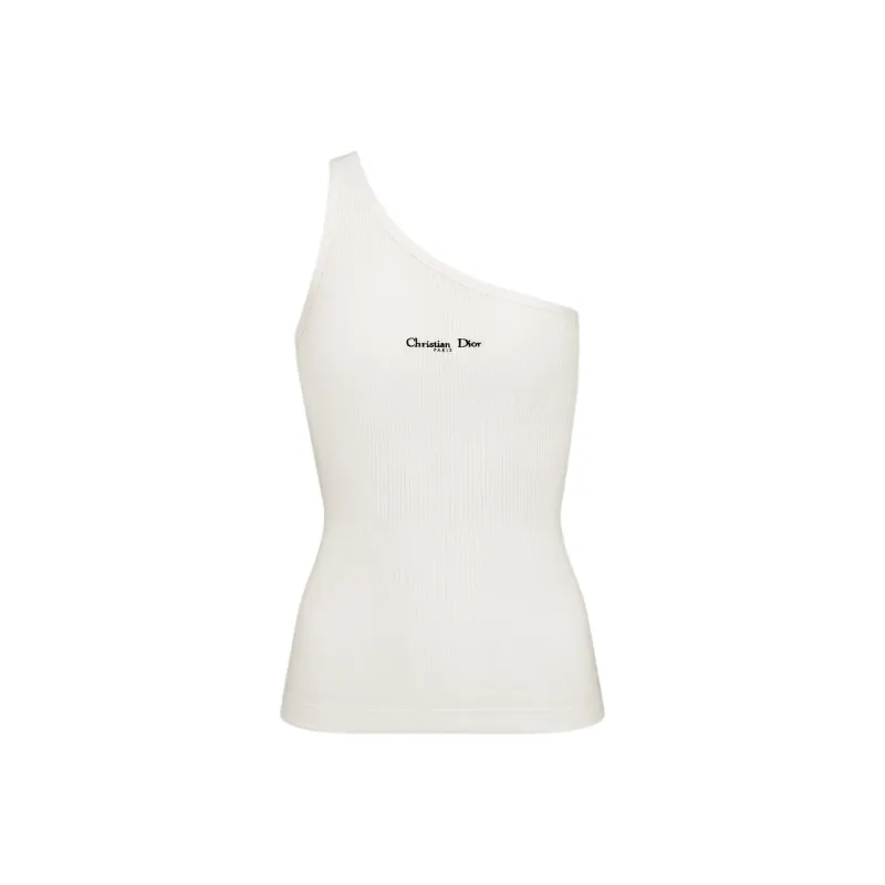 DIOR SS25 Spring Summer Ready to Wear Collection Tank Top Women's White-0