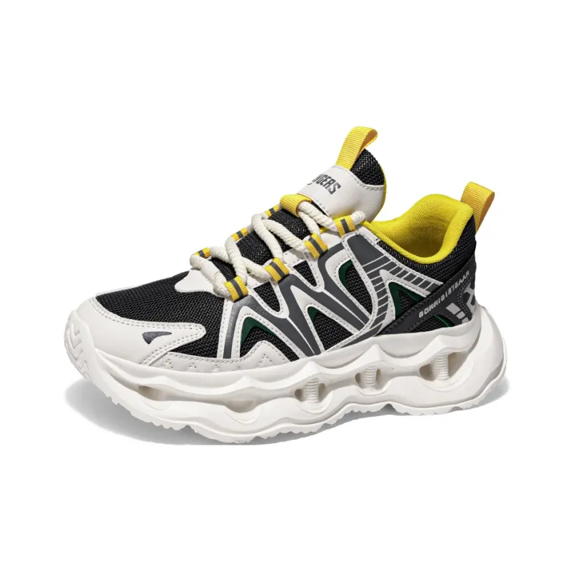 OFFER AITR Cushioning Slip Resistant Height Increasing Low Top Chunky Sneakers Men's-8