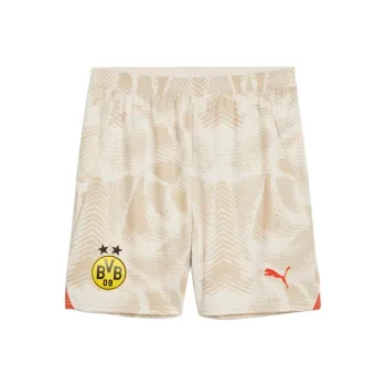 PUMA Borussia Dortmund 24/25 Goalkeeper Shorts Casual Shorts Men's Beige