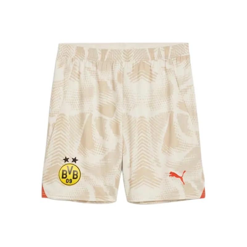 PUMA Borussia Dortmund 24/25 Goalkeeper Shorts Casual Shorts Men's Beige-0
