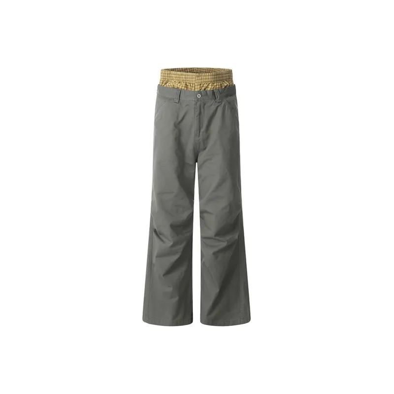 COOLALPACA Loose Fit Bootcut Casual Pants Unisex-5