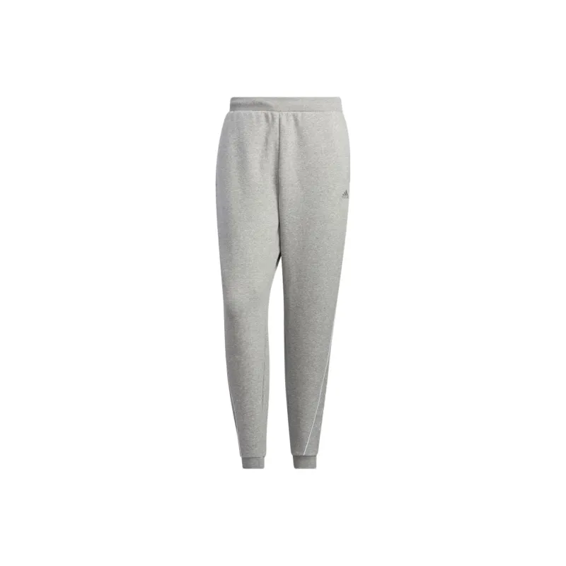 Adidas Knitted Sports Pants Men's Gray-0