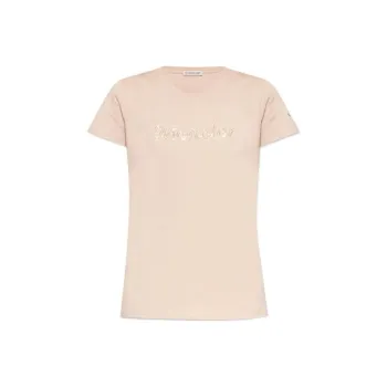 Moncler Logo Detailed Crewneck T Shirt