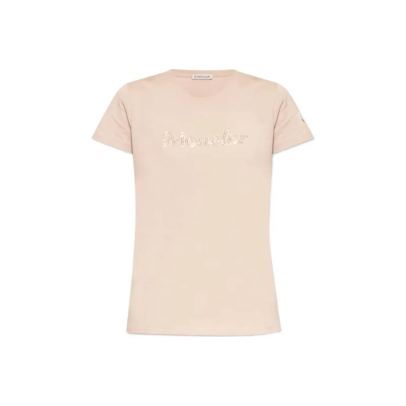 Moncler Logo Detailed Crewneck T Shirt-0