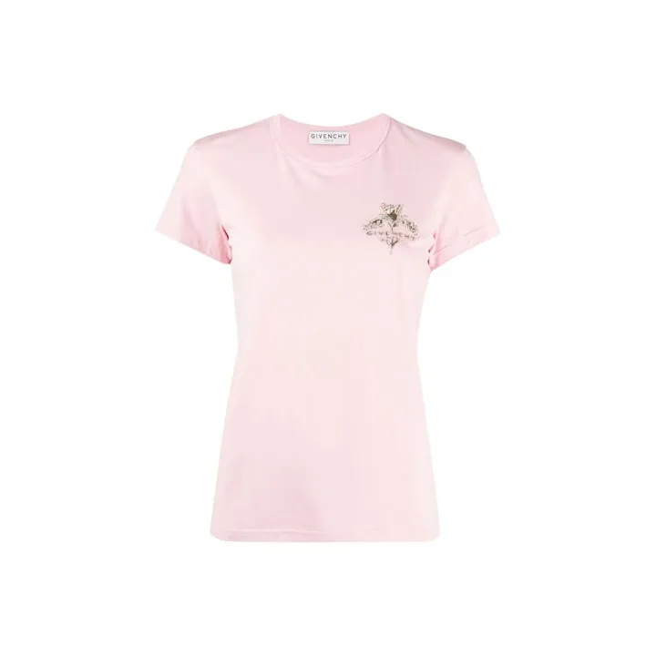 Givenchy T Shirts Women's Pink-0