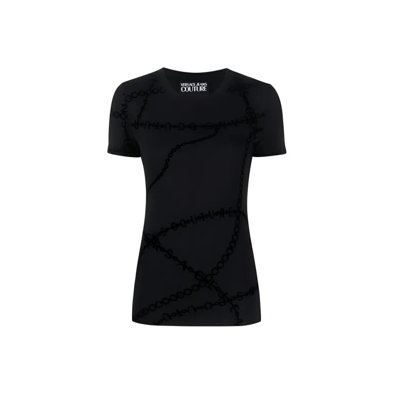 VERSACE JEANS COUTURE T Shirts Women's Black-0