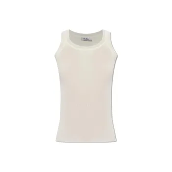 MaxMara Zemira Ribbed Sleeveless Top
