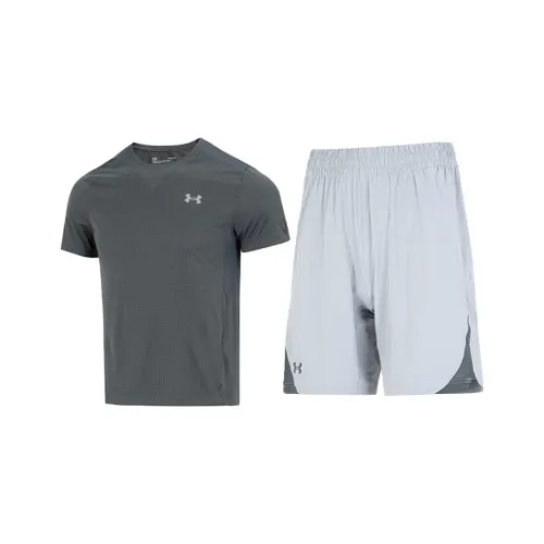 Under Armour South Dakota State Jackrabbits Smokey Long Sleeve Shirt's Gray+Light Gray
