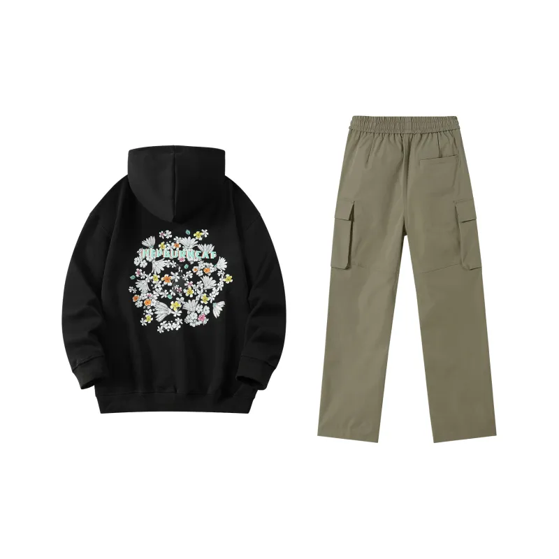 Hepburn Cat Sweatshirt Sets Unisex-7