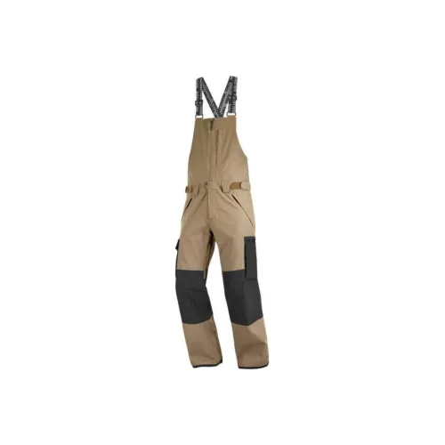SALOMON Ski Pants Men Khaki