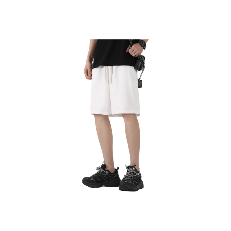 Jean West Casual Shorts Unisex Black-5