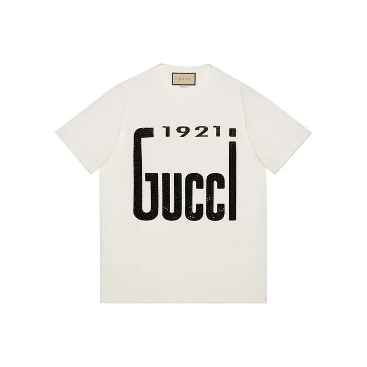 GUCCI '1921 GUCCI' Print T shirt-0