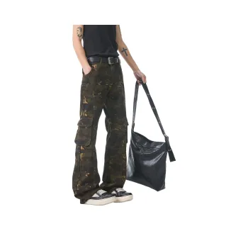 ROSECREED Casual Pants Unisex Camouflage