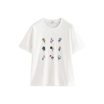 Initial Language T-Shirt Women's Ecru