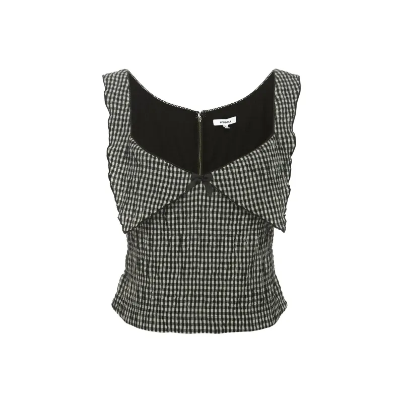 Miaou TESS CORSET Tank Tops Women's Black-0