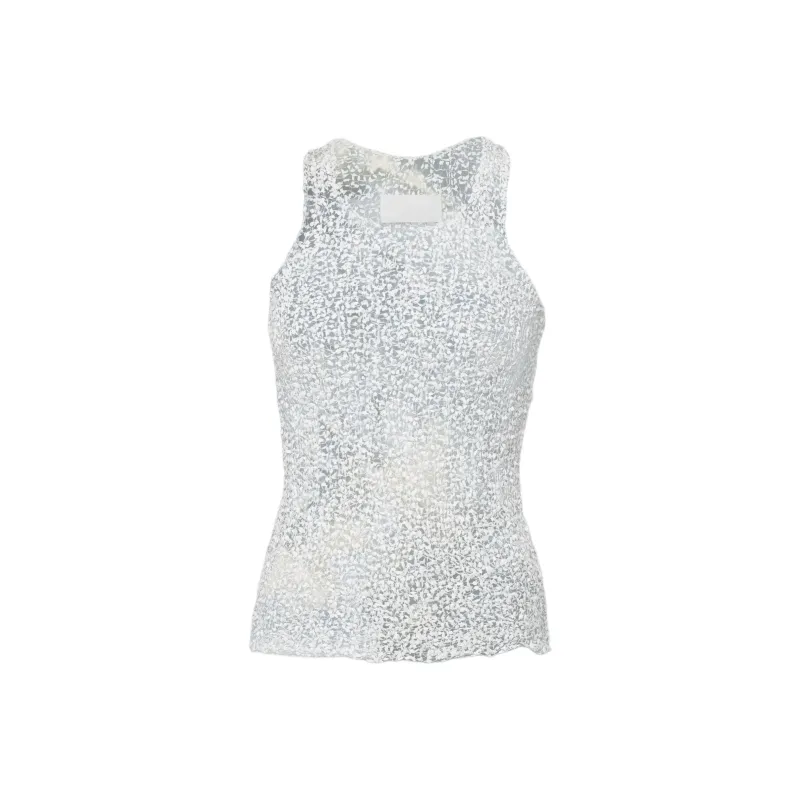 Maison Margiela Sleeveless Knitted Tank Top-0