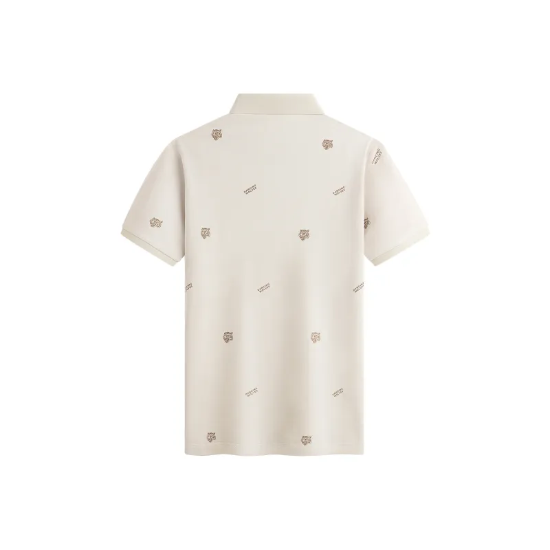 Dance With Wolves Polo Shirt Men's Khaki-1