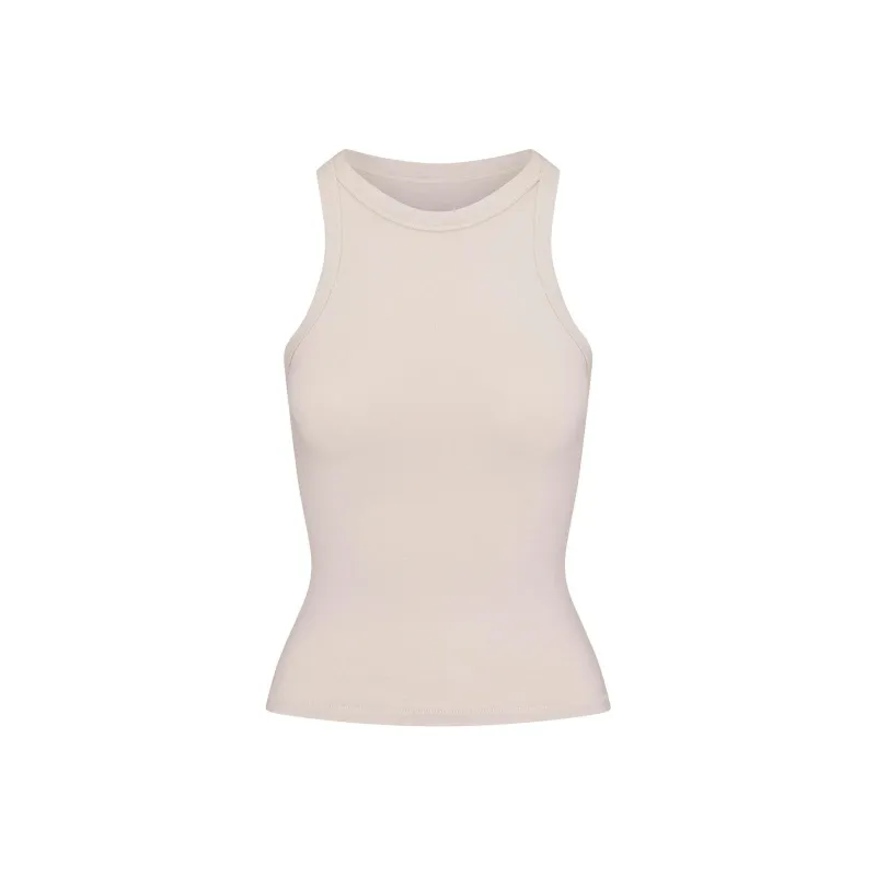 SKIMS Tank Top Women's STONE/Stone Color-0