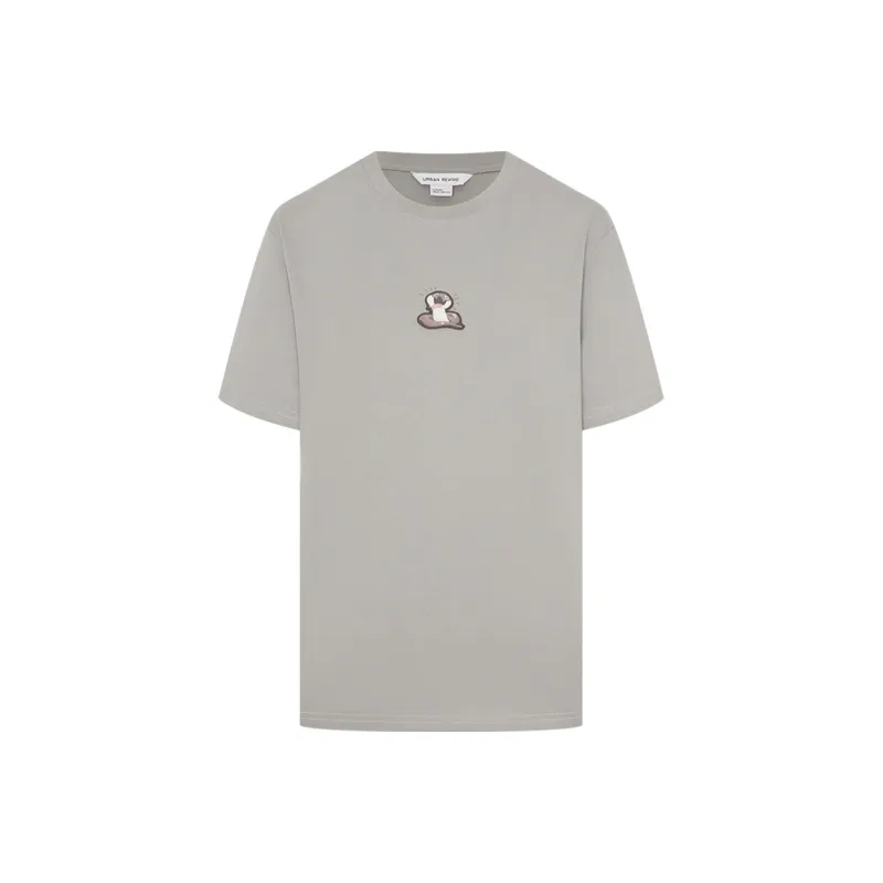 URBAN REVIVO Drop Shoulder Sleeve T Shirt Women's-5