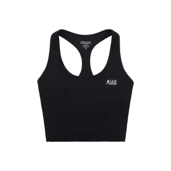 SPORTY & RICH Logo print Cropped Tank Top