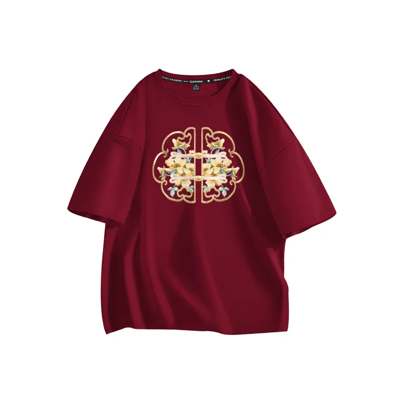 Cotton Drop Shoulder Sleeve T Shirt Women's-18