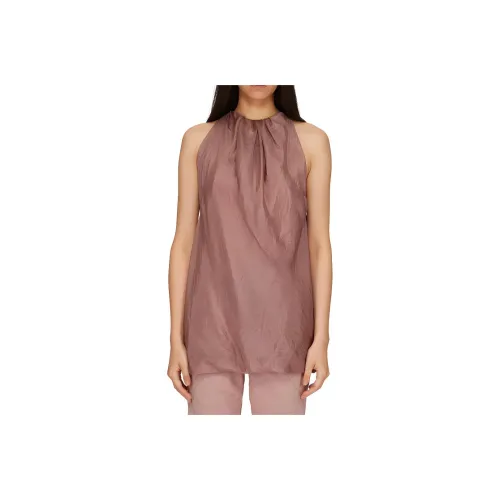 RICK OWENS Bag Gathered detail Silk Blouse
