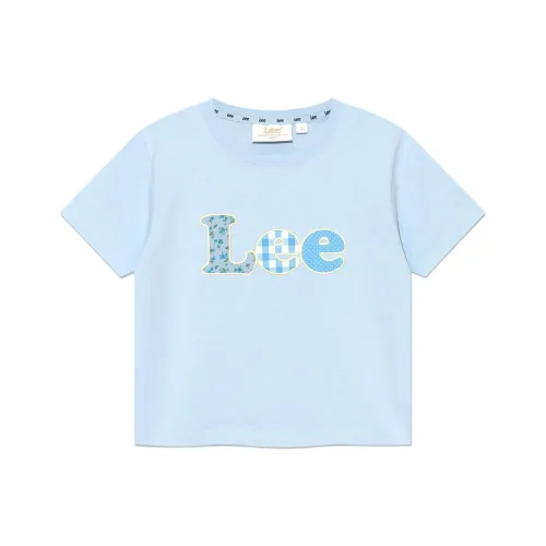 Lee T Shirts Women's Light Blue