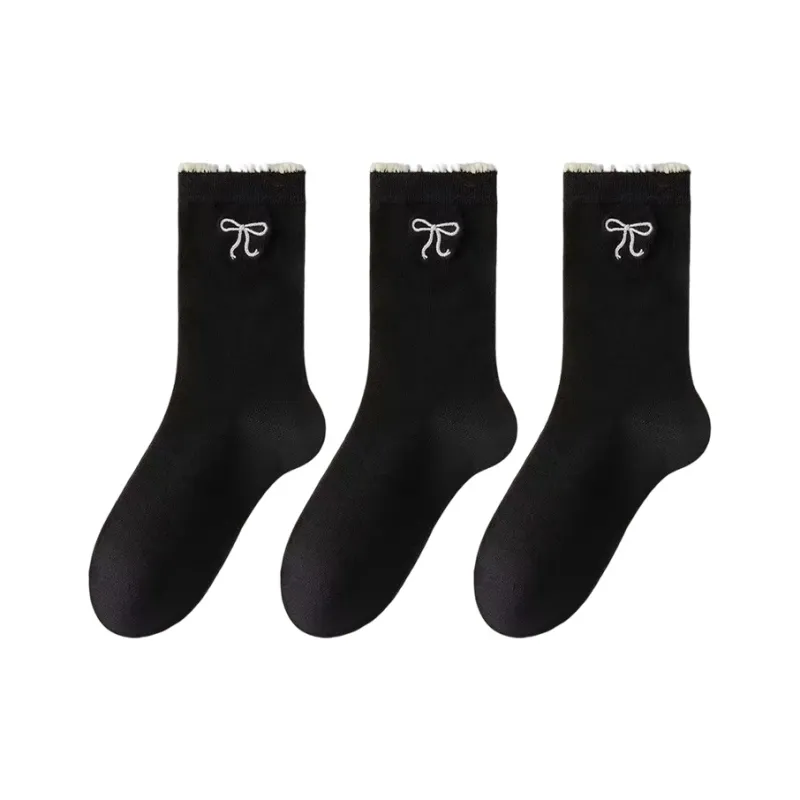 LUNNIFEIYA Mid Calf Socks Women's Combo Set-5