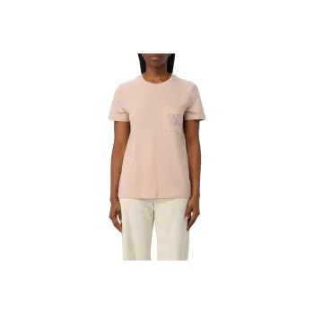 MaxMara Mango Logo Embroidered Crewneck Top