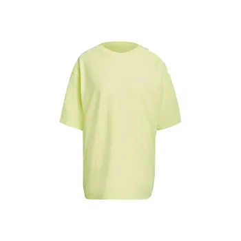 Adidas Originals Drop Shoulder Sleeve T Shirt Women's Lemon