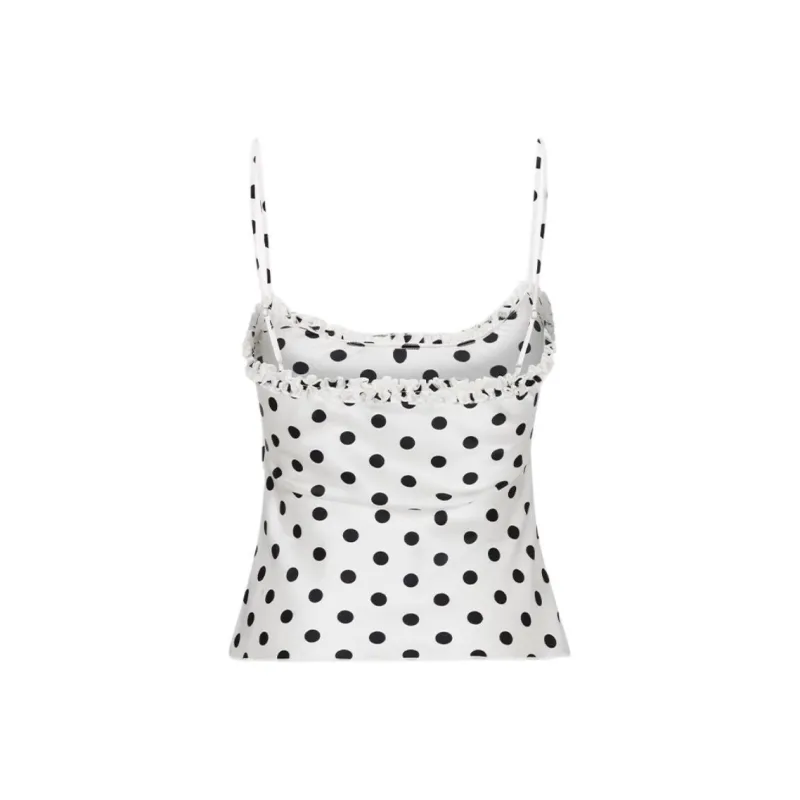 Realisation Par SS25 The Evie Camisole Women's Dolce Spot Sweet Style Polka Dot-1